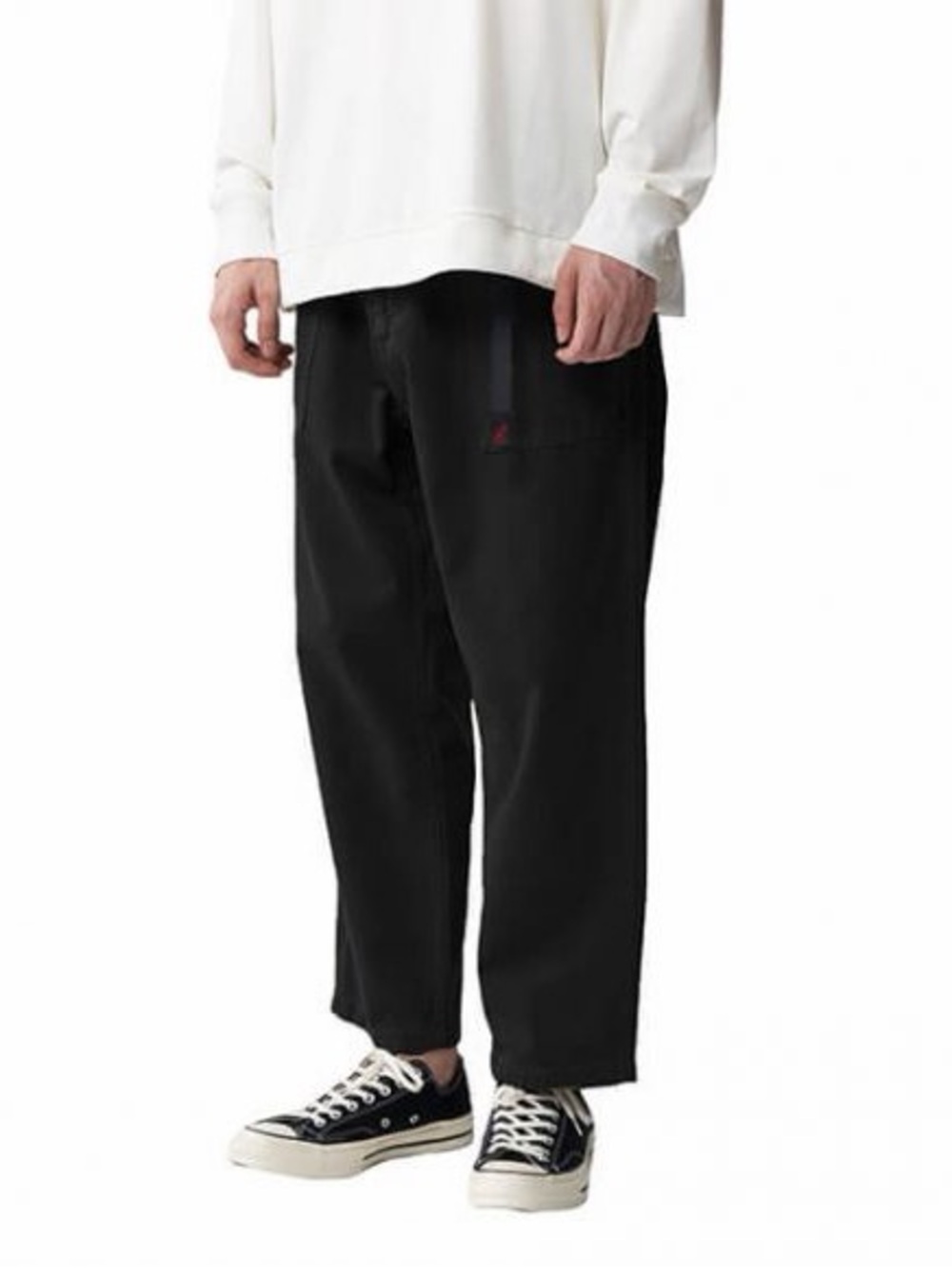 Gramicci Men's Black Relaxed Fit Casual Jeans